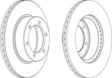 Load image into Gallery viewer, Front Pair Of Brake Discs Fits Toyota VW OE 4351235110 Ferodo DDF596