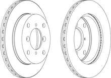 Load image into Gallery viewer, Pair Of Coated Brake Discs Ferodo DDF623C