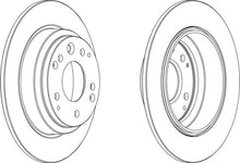 Load image into Gallery viewer, Rear Pair Of Brake Discs Fits Acura Honda OE 42510SFE000 Ferodo DDF672