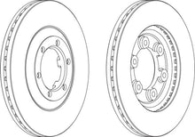 Load image into Gallery viewer, Front Pair Of Brake Discs Fits Isuzu Opel Vauxhall OE 569051 Ferodo DDF693