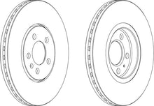 Load image into Gallery viewer, Front Pair Of Brake Discs Fits VW OE 3A0615301 Ferodo DDF706