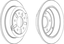 Load image into Gallery viewer, Rear Pair Of Brake Discs Fits Mazda OE T00226251 Ferodo DDF739