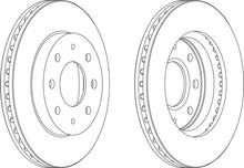 Load image into Gallery viewer, Pair Of Coated Brake Discs Ferodo DDF741C