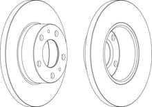 Load image into Gallery viewer, Front Pair Of Brake Discs Fits Citroen Fiat Peugeot OE 71738910 Ferodo DDF758