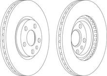 Load image into Gallery viewer, Pair Of Coated Brake Discs Ferodo DDF760C