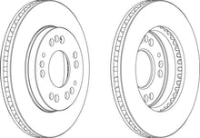 Load image into Gallery viewer, Front Pair Of Brake Discs Fits Mitsubishi OE MB699761 Ferodo DDF761