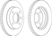 Load image into Gallery viewer, Pair Of Coated Brake Discs Ferodo DDF766C