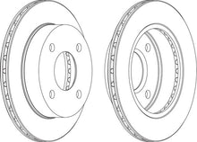 Load image into Gallery viewer, Front Pair Of Brake Discs Fits Nissan OE 4020617B00 Ferodo DDF770