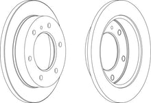Load image into Gallery viewer, Front Pair Of Brake Discs Fits Toyota OE 4351228060 Ferodo DDF780