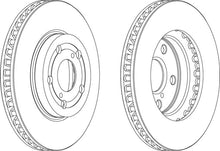 Load image into Gallery viewer, Front Pair Of Brake Discs Fits Toyota OE 4351205010 Ferodo DDF799