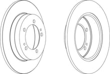 Load image into Gallery viewer, Rear Pair Of Brake Discs Fits Mitsubishi OE MB58433 Ferodo DDF825