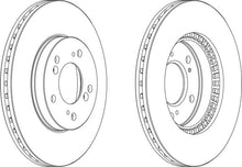 Load image into Gallery viewer, Pair Of Coated Brake Discs Ferodo DDF829C