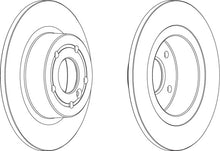 Load image into Gallery viewer, Pair Of Coated Brake Discs Ferodo DDF874C