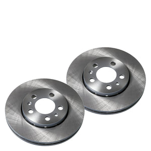 Pair Of Front Coated Brake Discs Fits VW Golf Polo Audi A1 A2 A3 Ferodo DDF927C