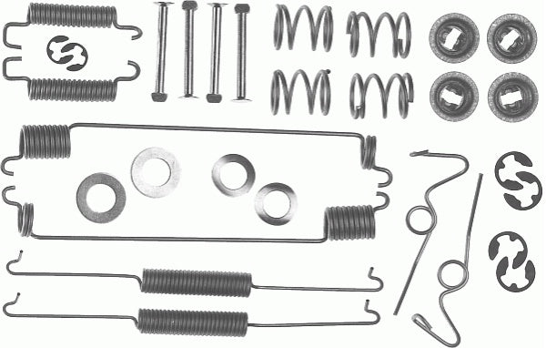 Rear Brake Shoe Fitting Kit Fits Ford Ferodo FBA116