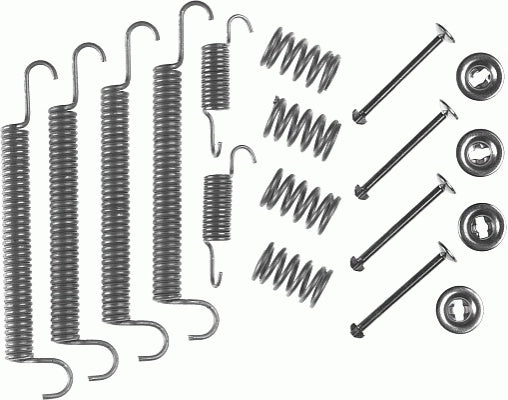Rear Brake Shoe Fitting Kit Fits Peugeot Renault Talbot Volvo Ferodo FBA11