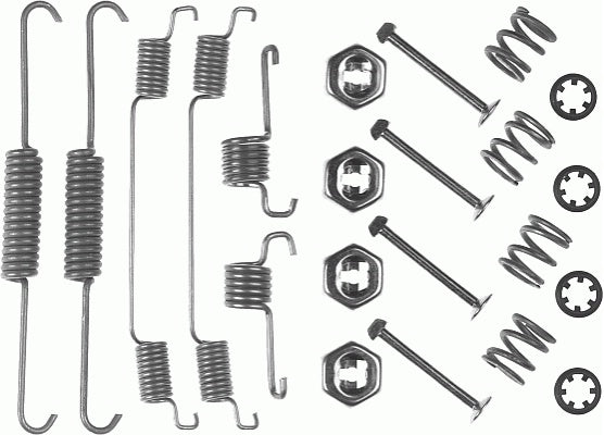 Rear Brake Shoe Fitting Kit Fits Ford Ferodo FBA121