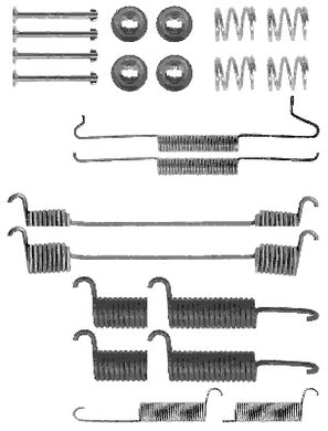 Rear Brake Shoe Fitting Kit Fits VW Ferodo FBA125
