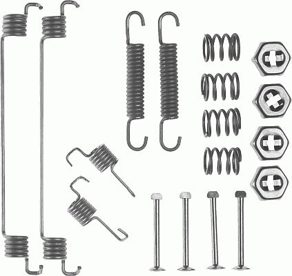 Rear Brake Shoe Fitting Kit Fits Citroen Peugeot Renault Ferodo FBA126