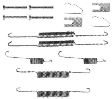 Rear Brake Shoe Fitting Kit Fits BMW Ferodo FBA128