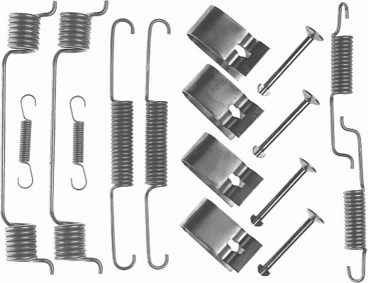 Rear Brake Shoe Fitting Kit Fits Mazda Ferodo FBA132