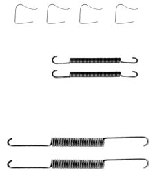 Rear Brake Shoe Fitting Kit Fits Opel Vauxhall Ferodo FBA133