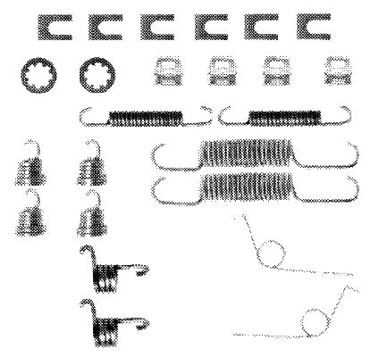 Rear Brake Shoe Fitting Kit Fits Peugeot Ferodo FBA136