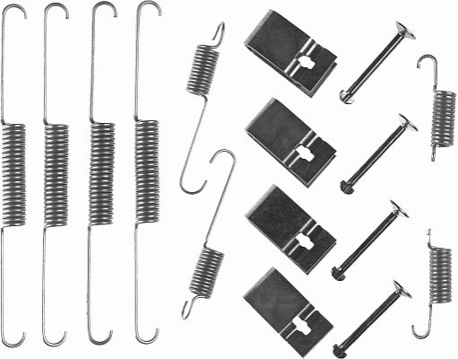 Rear Brake Shoe Fitting Kit Fits Mazda Ferodo FBA183