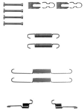 Rear Brake Shoe Fitting Kit Fits Fiat Ferodo FBA193