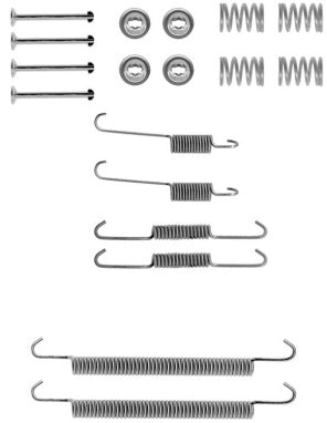 Rear Brake Shoe Fitting Kit Fits Renault Ferodo FBA203