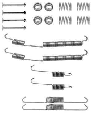 Rear Brake Shoe Fitting Kit Fits Citroen Fiat Peugeot Ferodo FBA206