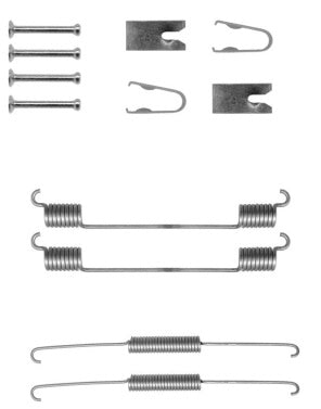 Rear Brake Shoe Fitting Kit Fits Fiat Ferodo FBA207