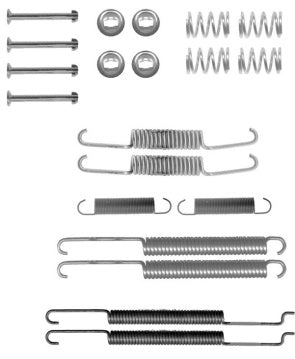 Rear Brake Shoe Fitting Kit Fits Seat Skoda VW Ferodo FBA213