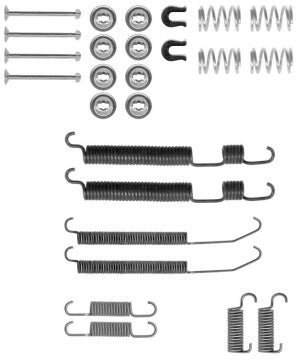 Rear Brake Shoe Fitting Kit Fits Mitsubishi Ferodo FBA223