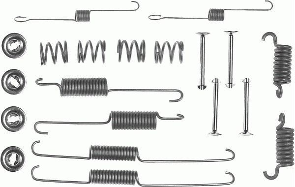 Rear Brake Shoe Fitting Kit Fits Ford Ferodo FBA28