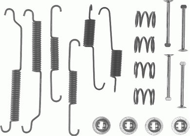 Rear Brake Shoe Fitting Kit Fits Peugeot Renault Ferodo FBA30