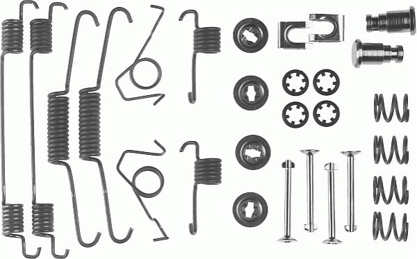 Rear Brake Shoe Fitting Kit Fits Ford Ferodo FBA33