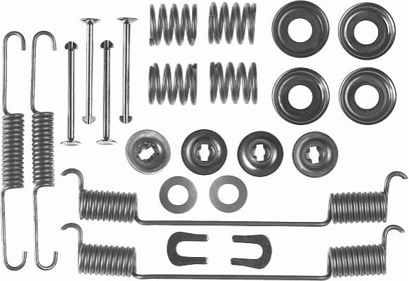 Rear Brake Shoe Fitting Kit Fits Nissan Ferodo FBA36