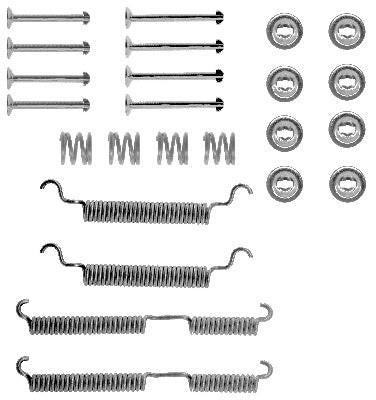 Rear Brake Shoe Fitting Kit Fits Ford Lotus Morris Vauxhall Ferodo FBA3