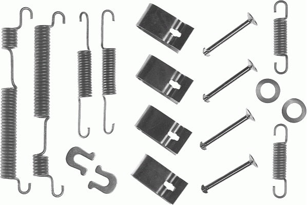 Rear Brake Shoe Fitting Kit Fits Honda Rover Ferodo FBA42