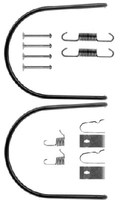 Rear Brake Shoe Fitting Kit Fits Daihatsu Ferodo FBA50