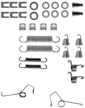 Rear Brake Shoe Fitting Kit Fits Renault Toyota Ferodo FBA62