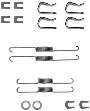 Rear Brake Shoe Fitting Kit Fits Daihatsu Toyota Ferodo 0FBA6
