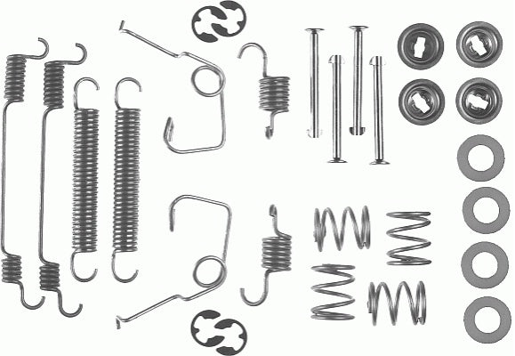 Rear Brake Shoe Fitting Kit Fits Ford Opel Renault Vauxhall Ferodo FBA74