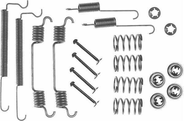 Rear Brake Shoe Fitting Kit Fits Opel Vauxhall Ferodo FBA76