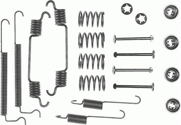 Rear Brake Shoe Fitting Kit Fits Daewoo Opel Vauxhall Ferodo FBA77
