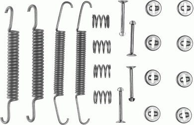 Rear Brake Shoe Fitting Kit Fits Autobianchi Fiat FSO Innocenti Lan Ferodo 0FBA9