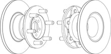 Load image into Gallery viewer, Front Brake Disc Single Fits Iveco OE 1904531 Ferodo FCR104A