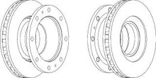 Load image into Gallery viewer, Front Brake Disc Single Fits OE 1907568 Ferodo FCR110A