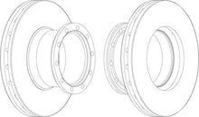 Load image into Gallery viewer, Front Brake Disc Single Fits OE 351605 Ferodo FCR113A